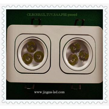 2*3W high quality Grille Light with CE RoHS Mark