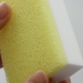 New High density melamine with temperature sensitive Sponge