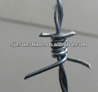 electro/hot dipped galvanized barbed wire