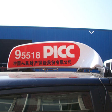 New Style Taxi Roof Top Light Box Advertising