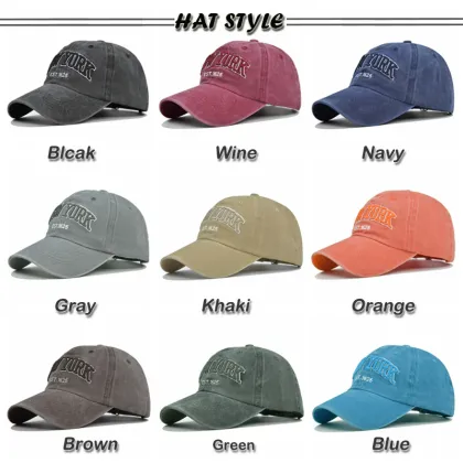 NEW YORK Embroidered Baseball Cap
