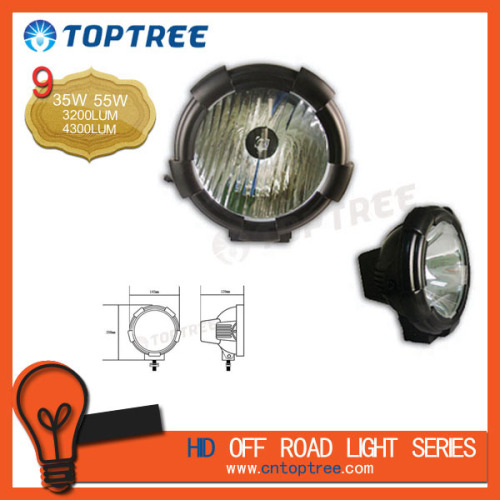 Toptree 9'' HID Off Road Light hid lights 4x4
