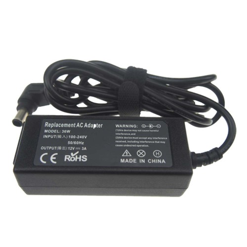 Chargeur adaptateur DC 12V 12V 3A 36W 6.5 * 4.5mm