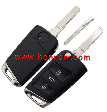 High Quality V 3 button remote key Blank