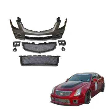 Langyu Front Bumper Assembly Grille PP Plastic CTS V Style Body Kit for Cadillac CTS