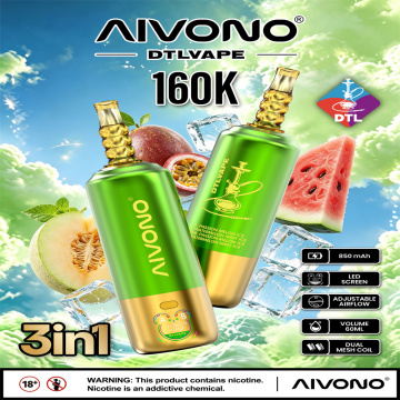 AIVONO DTLVAPE 3IN1 160k Puffs vape