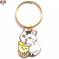 Bronntanais Miotal Saincheaptha Keychain Cat Cat