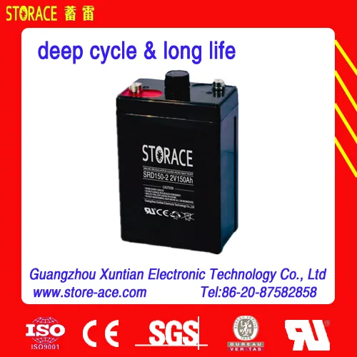 2V 150ah battery for solar system