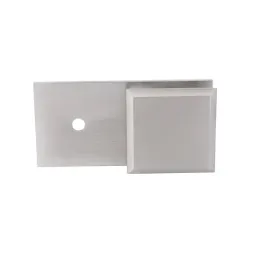 Sleek Wall to Glass Door Clip for Bathrooms