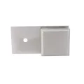 Sleek Wall to Glass Door Clip for Bathrooms