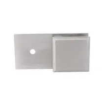 Sleek Wall to Glass Door Clip for Bathrooms