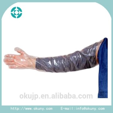 Disposable long veterinary glove