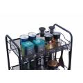 5-Tier Utility Rolling Cart Storage Organizer