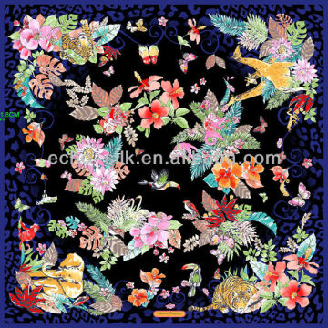 2014 fashion silk scarf in digital print