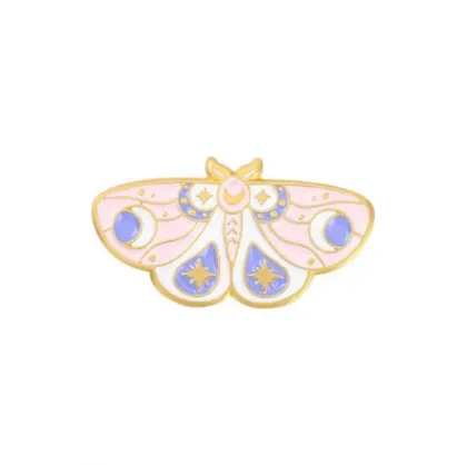 Pastel Soft Enamel Flying Swallow Brooch for Women