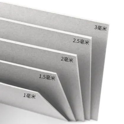Grey Paper Board, 1200gsm, 1-3mm Thickness - Kappa Board