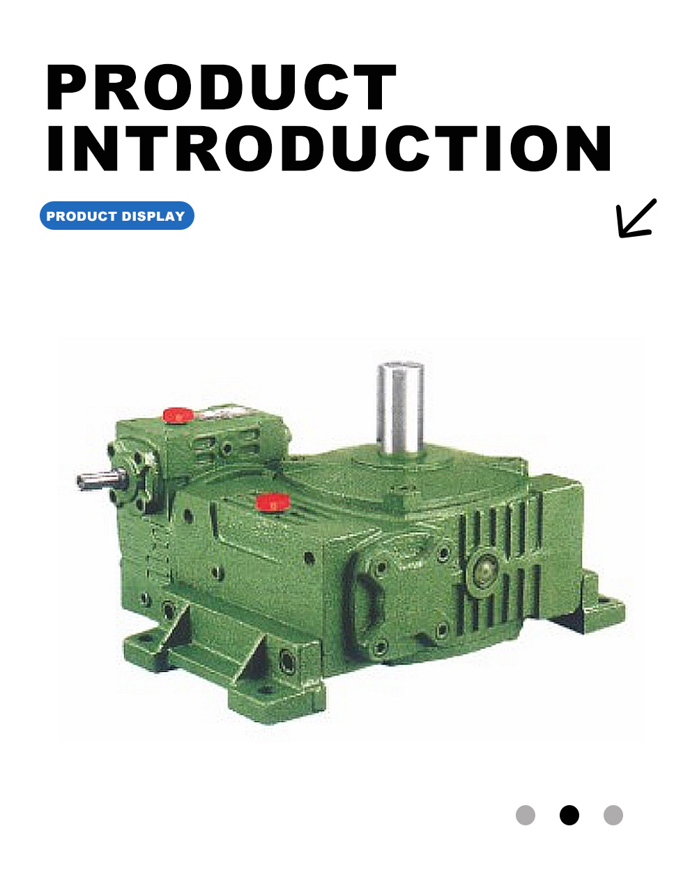 WPWEO Solid Shaft Worm Reducer X