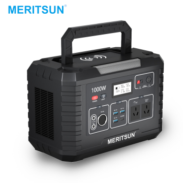 Meritsun Hot Sale Outdoor Camping Solar Portable Power Station Generator 1000W