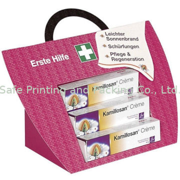 Tiered Corrugated Cardboard Stand Pdq Display For Store Promotion