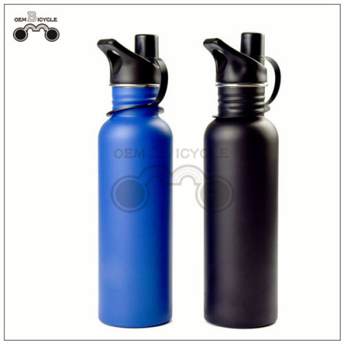 750ML stainless steel mountain bike bicycle water bottle for sale