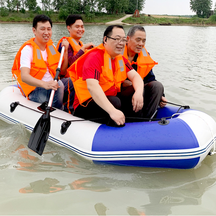 Guaranteed Quality 3-4 Person Inflatable Kayak for Fishing and Paddling
