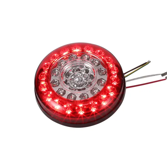 LED two-color tail light truck truck round tail light electric tricycle turn signal brake light