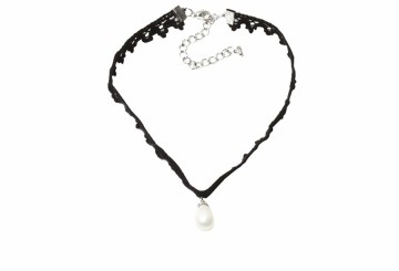 Fashion Necklace, Pendant Lace Pearl Necklace, PT2031.