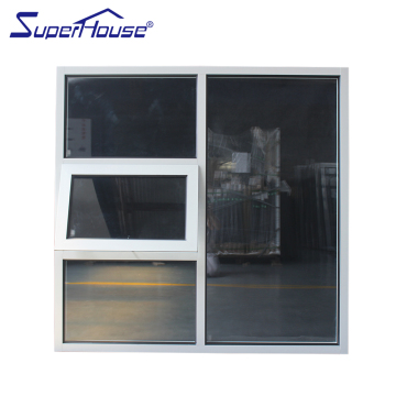 NFRC Rated Double Glazed Aluminium Awning Window - Top Fixed