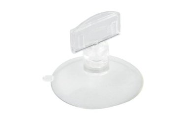 Pvc And Arylic Powerful Suction Cup Base Advertising Pop Retail Sign Holders 31283