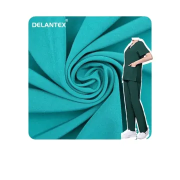 Medical Uniform Fabric: Twill Polyester Rayon Spandex for Scrubs