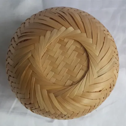 Funeral caskets and urns rattan basket made of bamboo banding