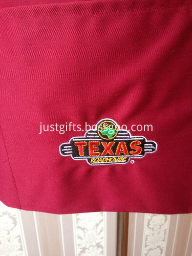 Custom Work Short Waist Apron - Embroidered Logo