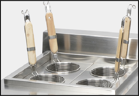 Cost effective stainless steel pasta cooker