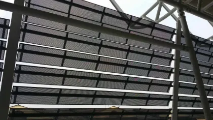 polyester powder coated fluorocarbon coating woodgrain louver