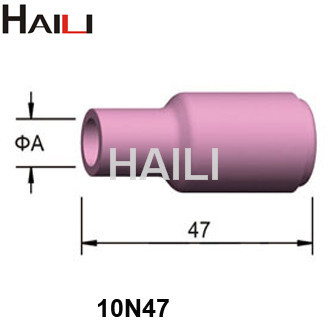 10N46 Tig Ceramic Nozzle