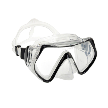 Adult Scuba Diving Mask with Underwater Silicone Tempered Glasses