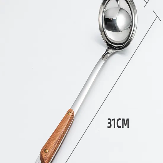 201 Household Thickening And Deepening Stainless Steel Ladle
