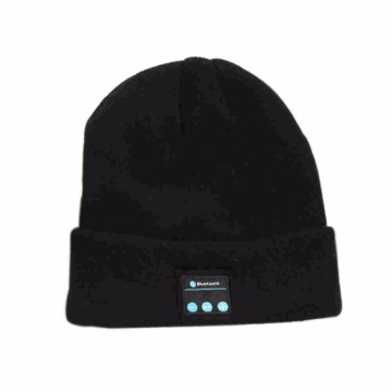 Headset Topi Rajutan Beanie Nirkabel untuk Mendengarkan Musik
