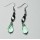 Hematite Earring with silver color finding