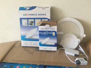Round Square Panel Light Flush Mounted LED Ultrathin 18W Ceiling Light