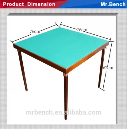 solid wood foldable mahjong table