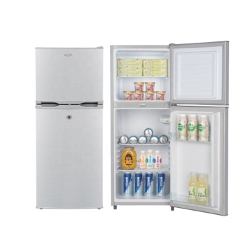250L Double Door Mini Fridge: Battery Operated, Solar Refrigerator & Freezer