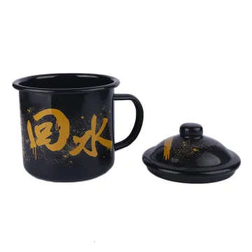 12 Oz Custom Cup Eco Porcelain Cup for Hot Beverage Hot Coffee Hot Drink with Lid