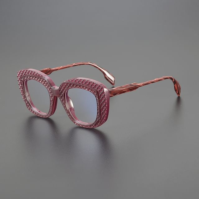 Custom Round Thick Eyeglasses Acetate Optical Frame