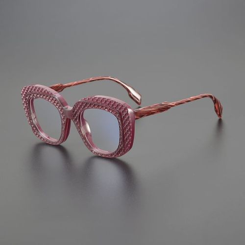 Custom Round Thick Eyeglasses Acetate Optical Frame