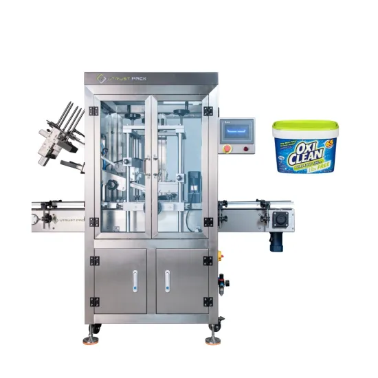 Automatic Round Square Plastic Lid Tin Can Capping Press Machine