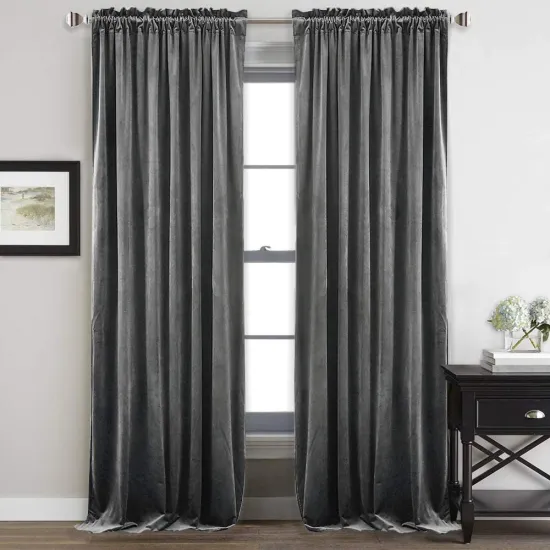 Wholesale Velvet Blackout Curtains for Living Room and Bedroom