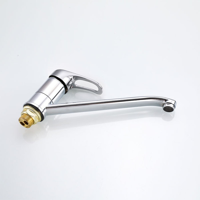 Chrome Finish Zinc Alloy Basin Mixer