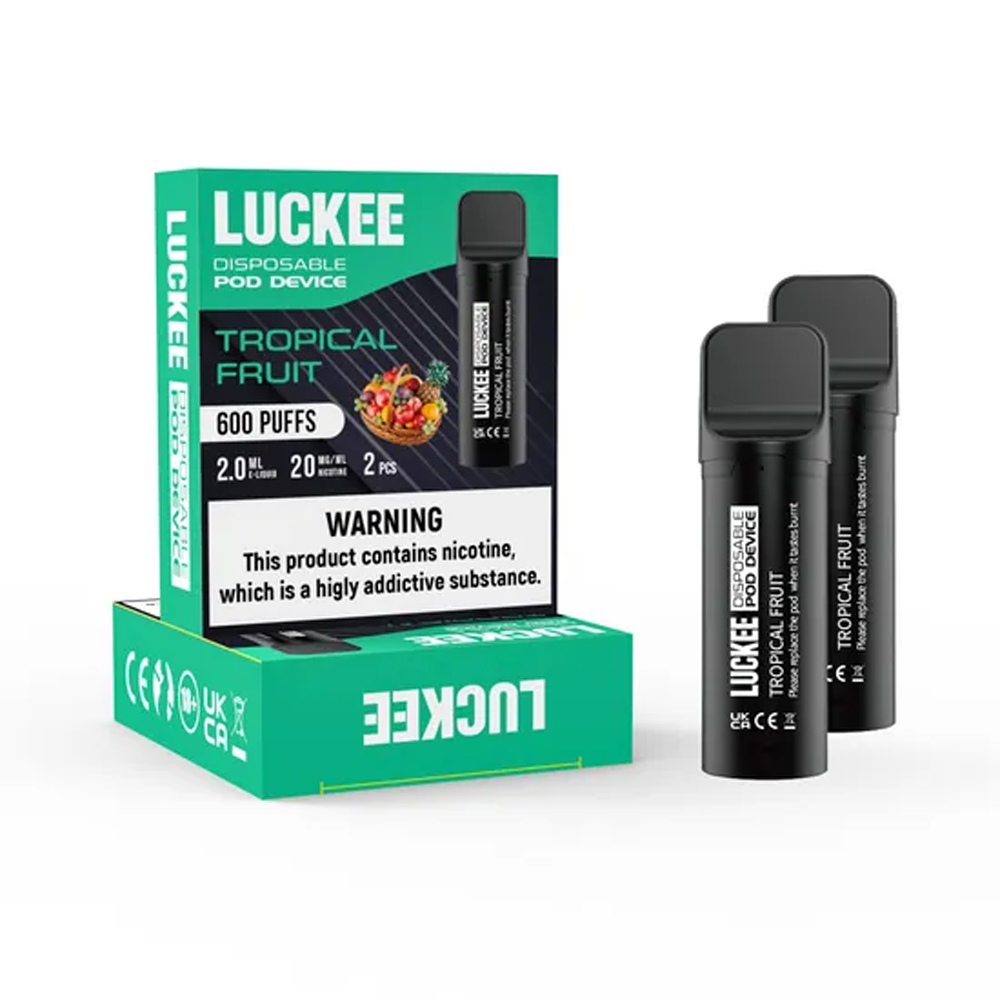 Seleksi rasa luckee lafa pod 600puffs grosir