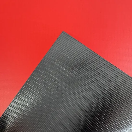 Livite 550gsm red and black PVC tent coating